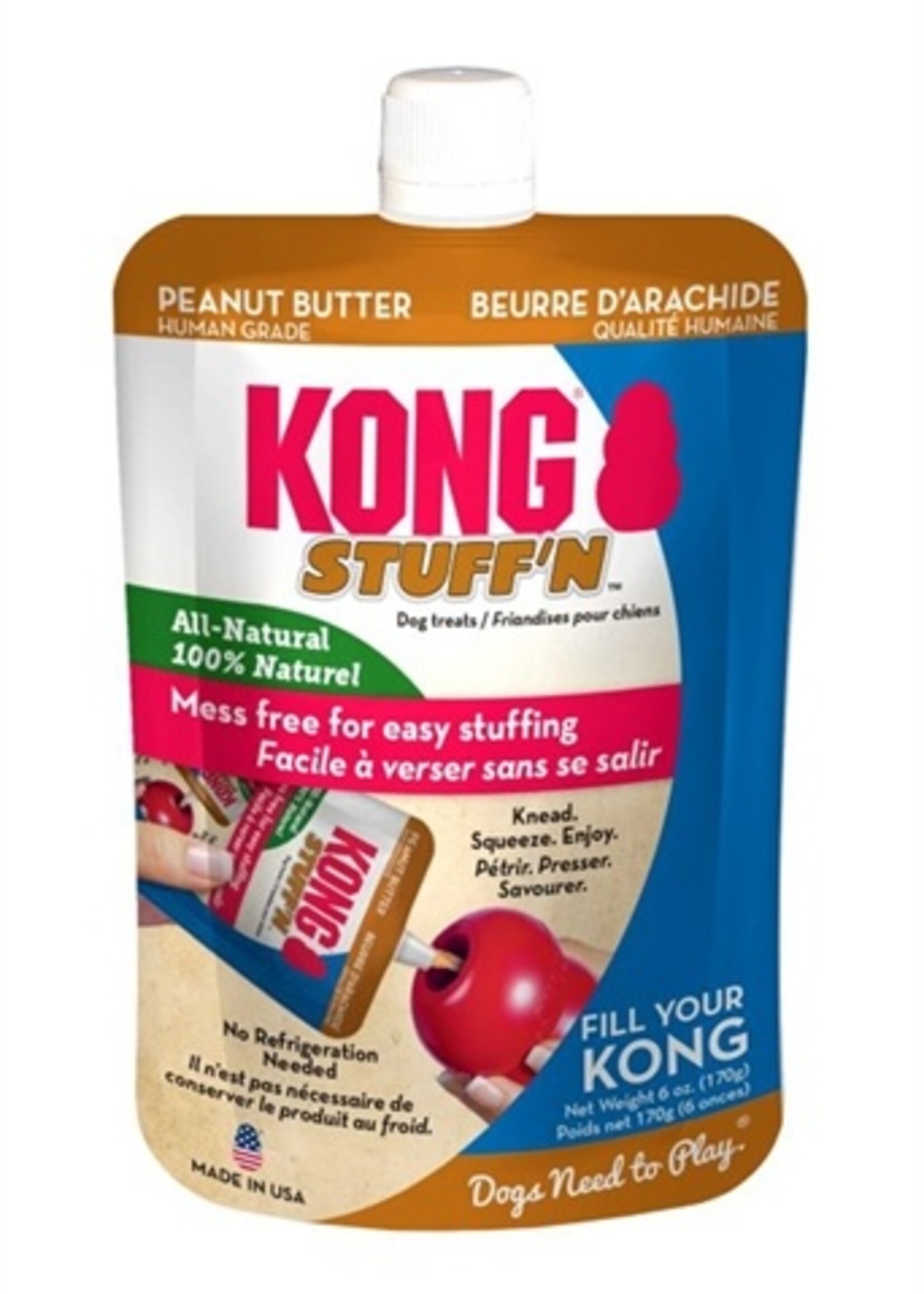 Kong Kong stuff'n all natural pindakaas