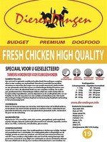 Merkloos Budget premium dogfood fresh chicken high quality