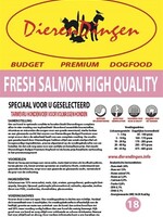 Merkloos Budget premium dogfood fresh salmon high quality