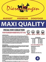 Merkloos Budget premium dogfood adult maxi quality