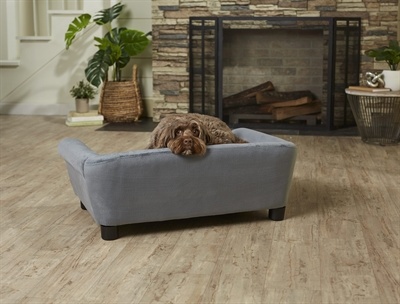 Enchanted hondenmand / sofa charley donkergrijs