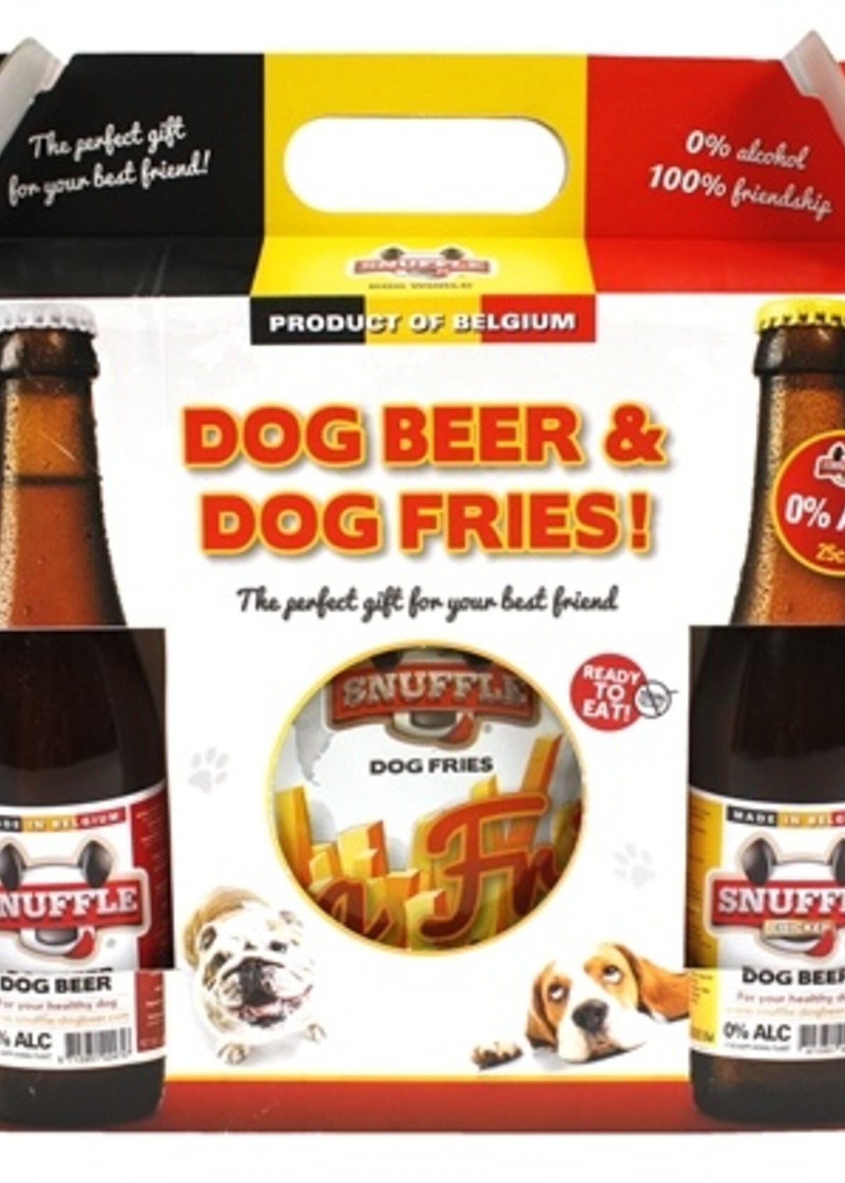 Snuffle Snuffle gift box hondenbier en patat