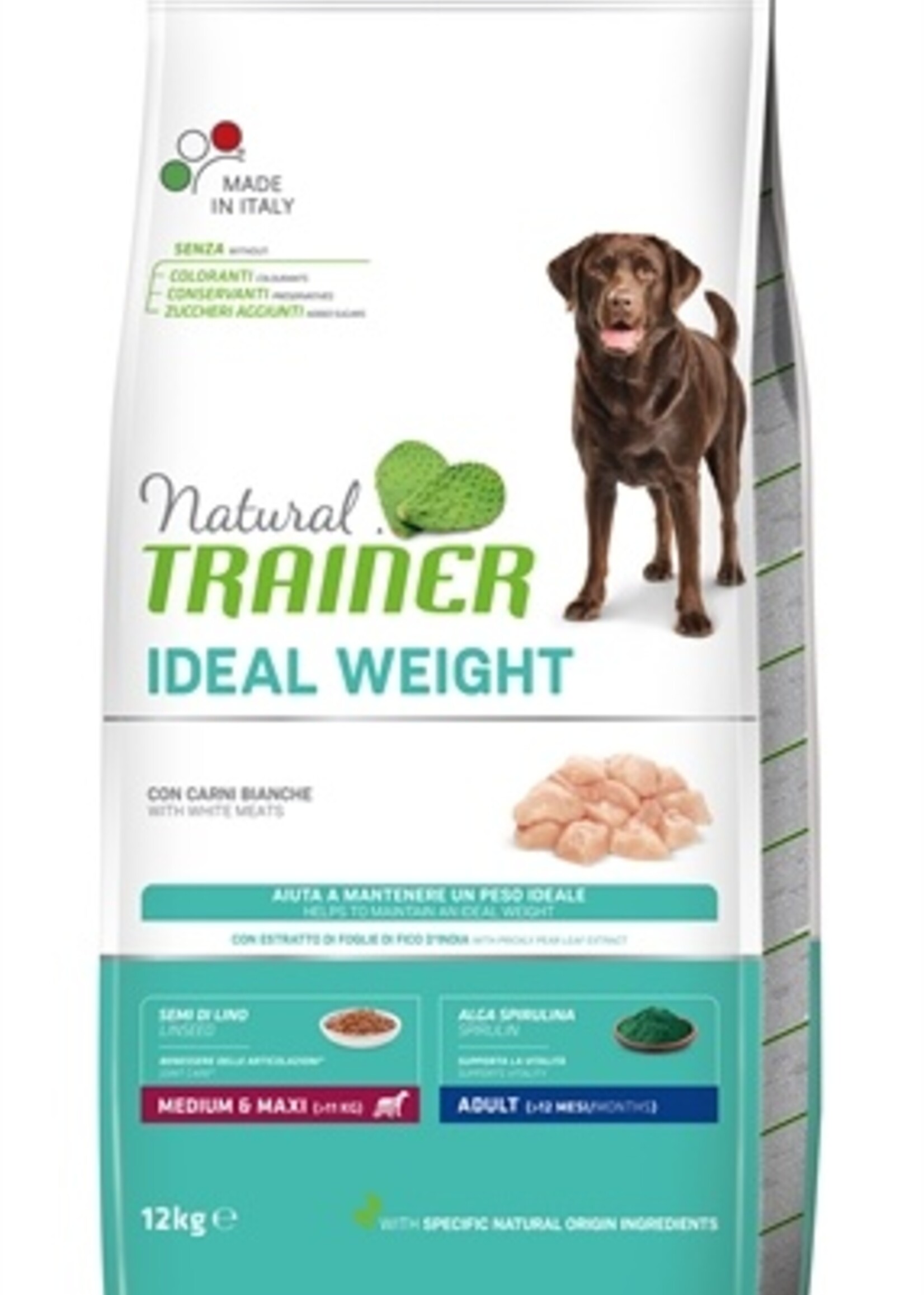 Natural trainer Natural trainer ideal weight adult medium / maxi white meat