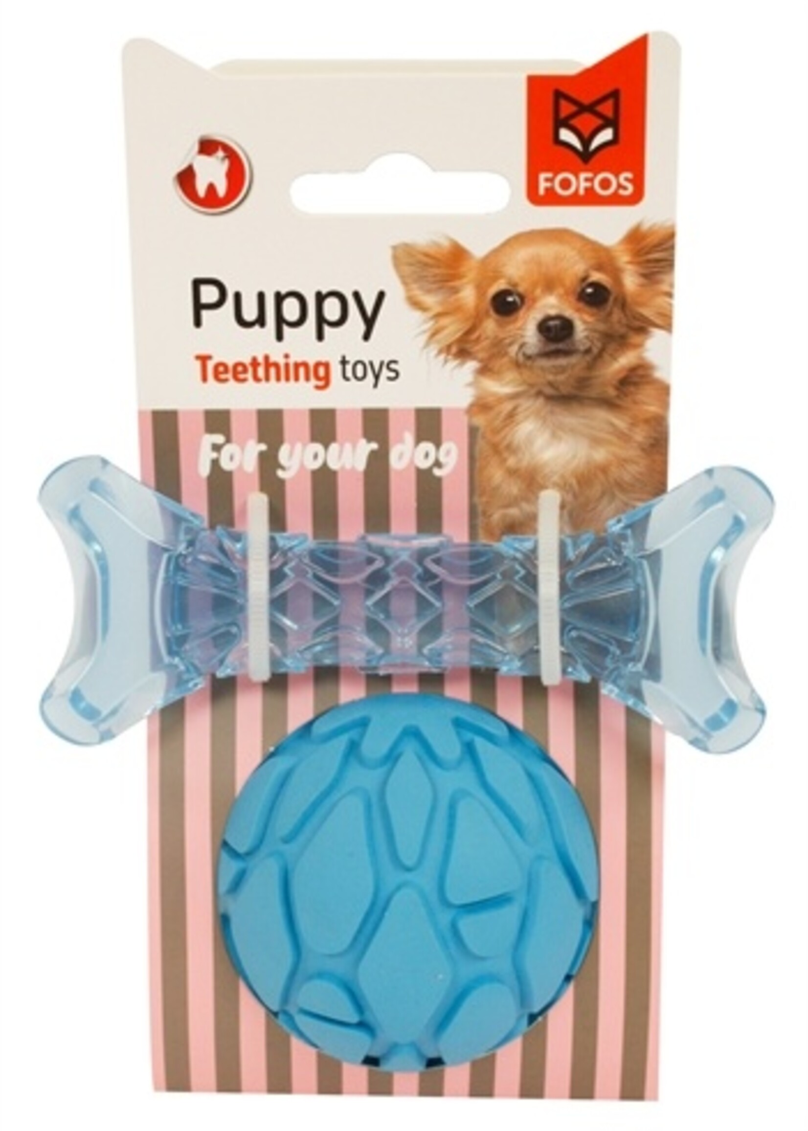 Fofos Fofos puppy bot en bal blauw