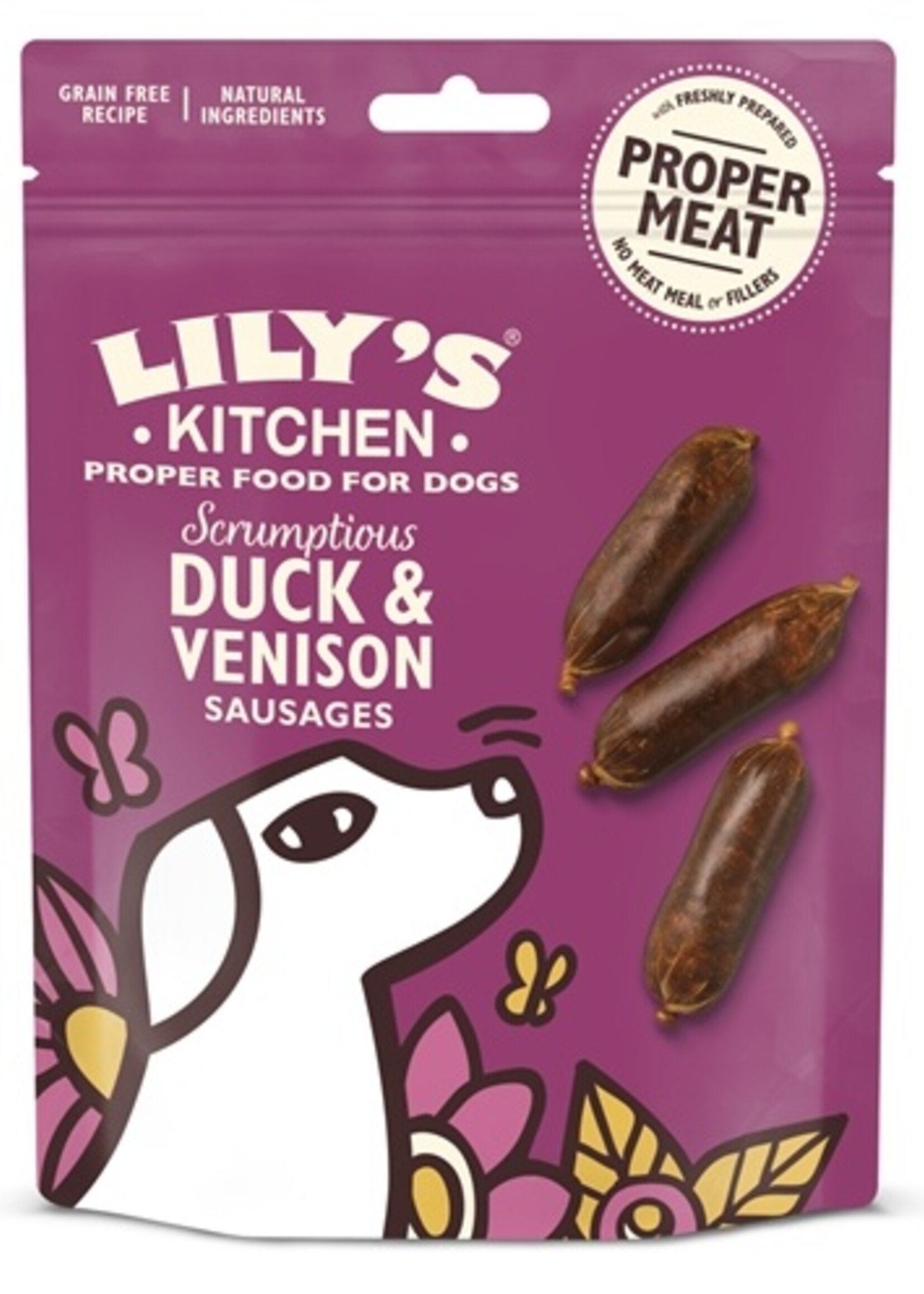 Lily's kitchen Lily's kitchen dog scrumptious duck and venison sausages