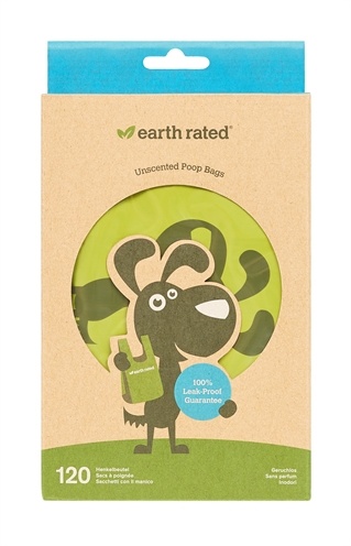 Earth rated poepzakjes met handvaten geurloos