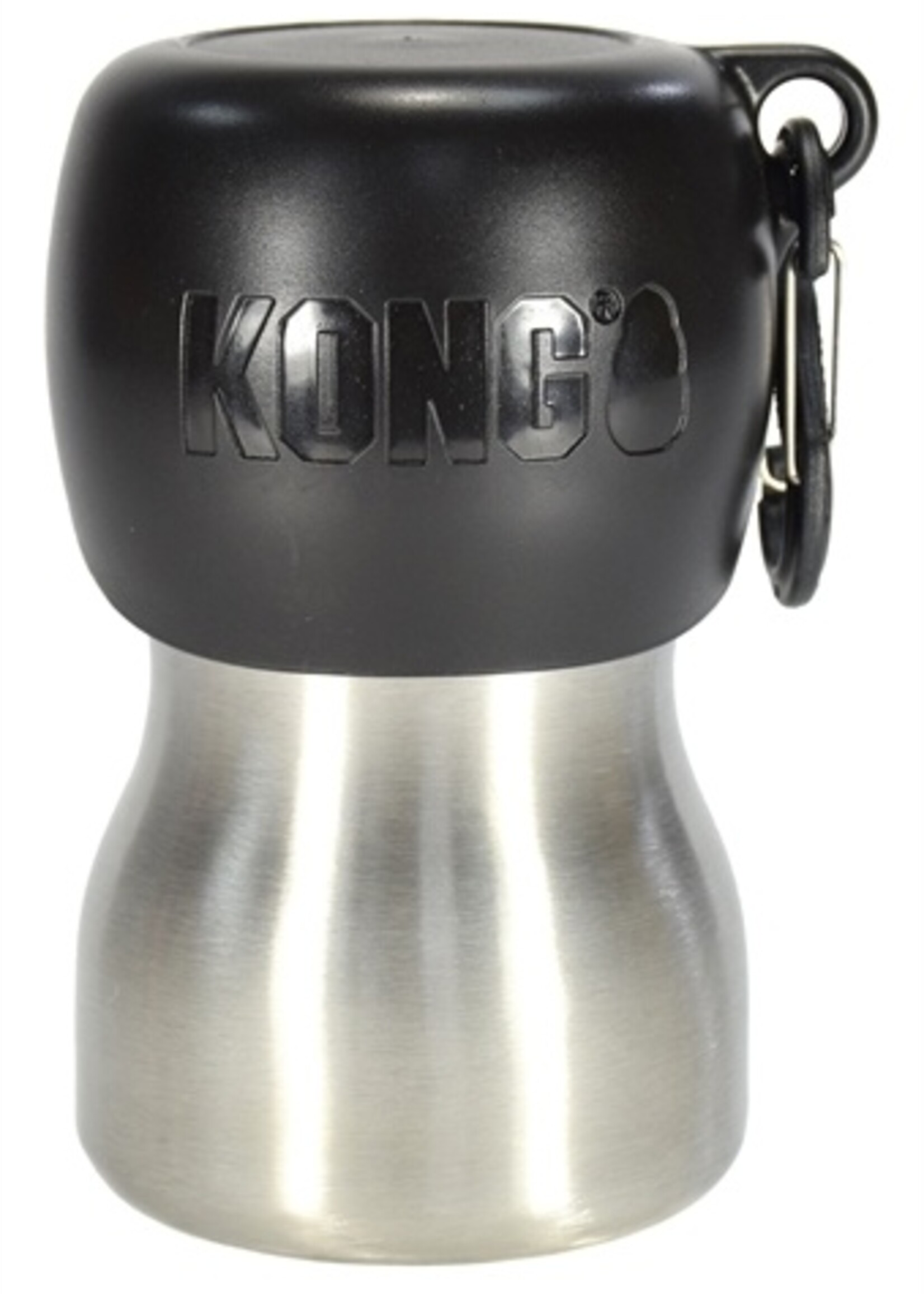 Kong Kong h2o drinkfles rvs zwart