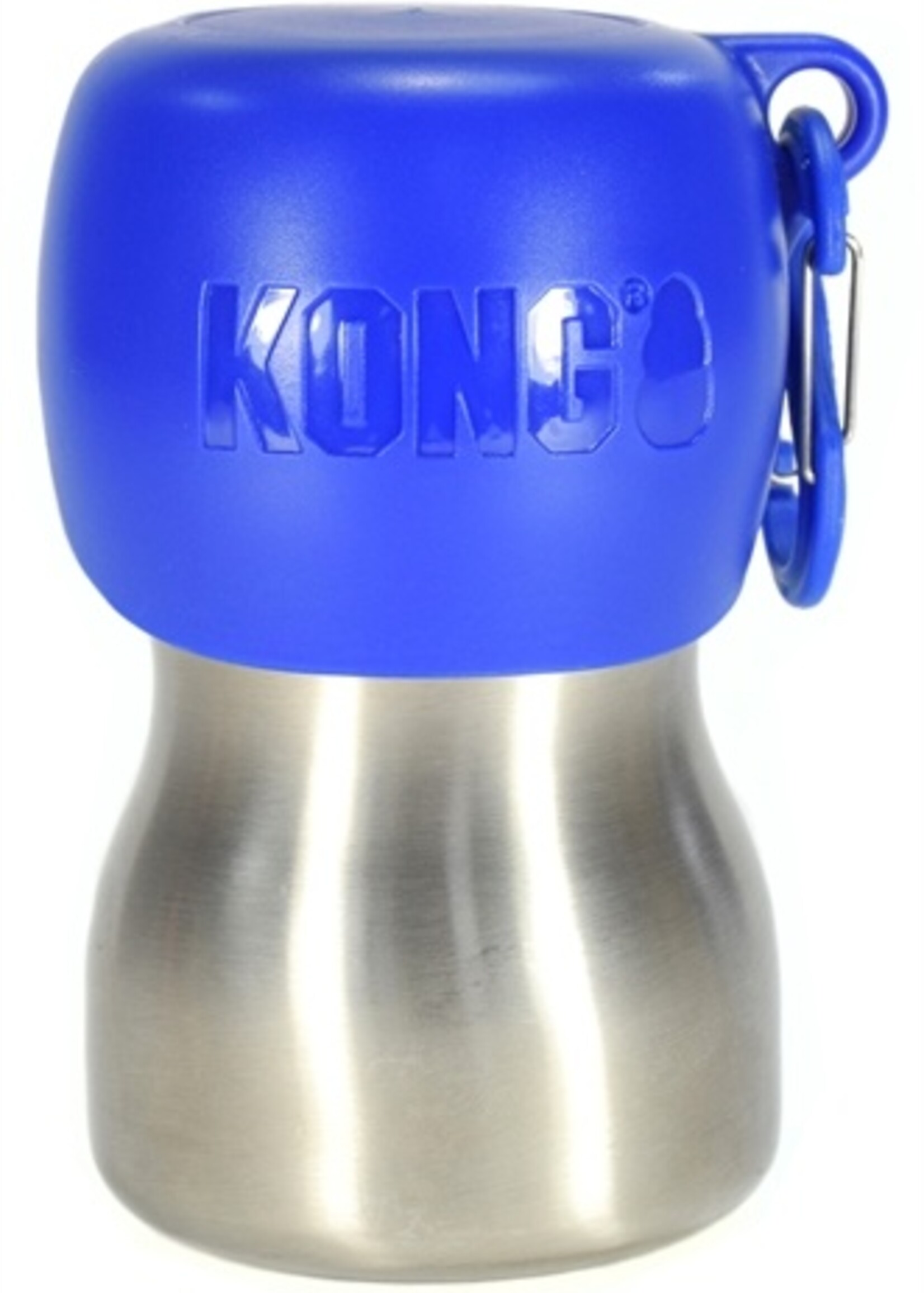 Kong Kong h2o drinkfles rvs blauw