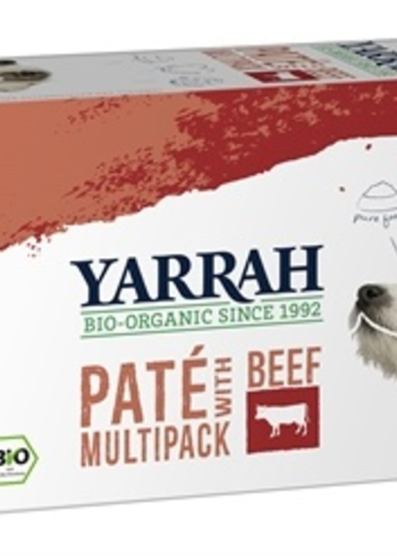 Yarrah Yarrah dog alu pate multipack beef / chicken