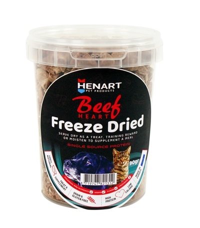Henart freeze dried beef heart