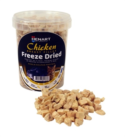 Henart freeze dried chickenbreast fillet
