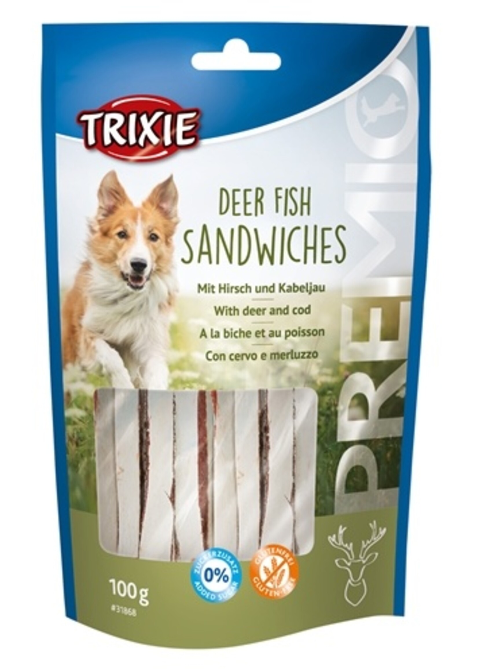 Trixie Trixie premio deer fish sandwiches