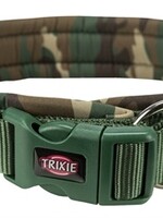 Trixie Trixie halsband hond premium neopreen camouflage groen