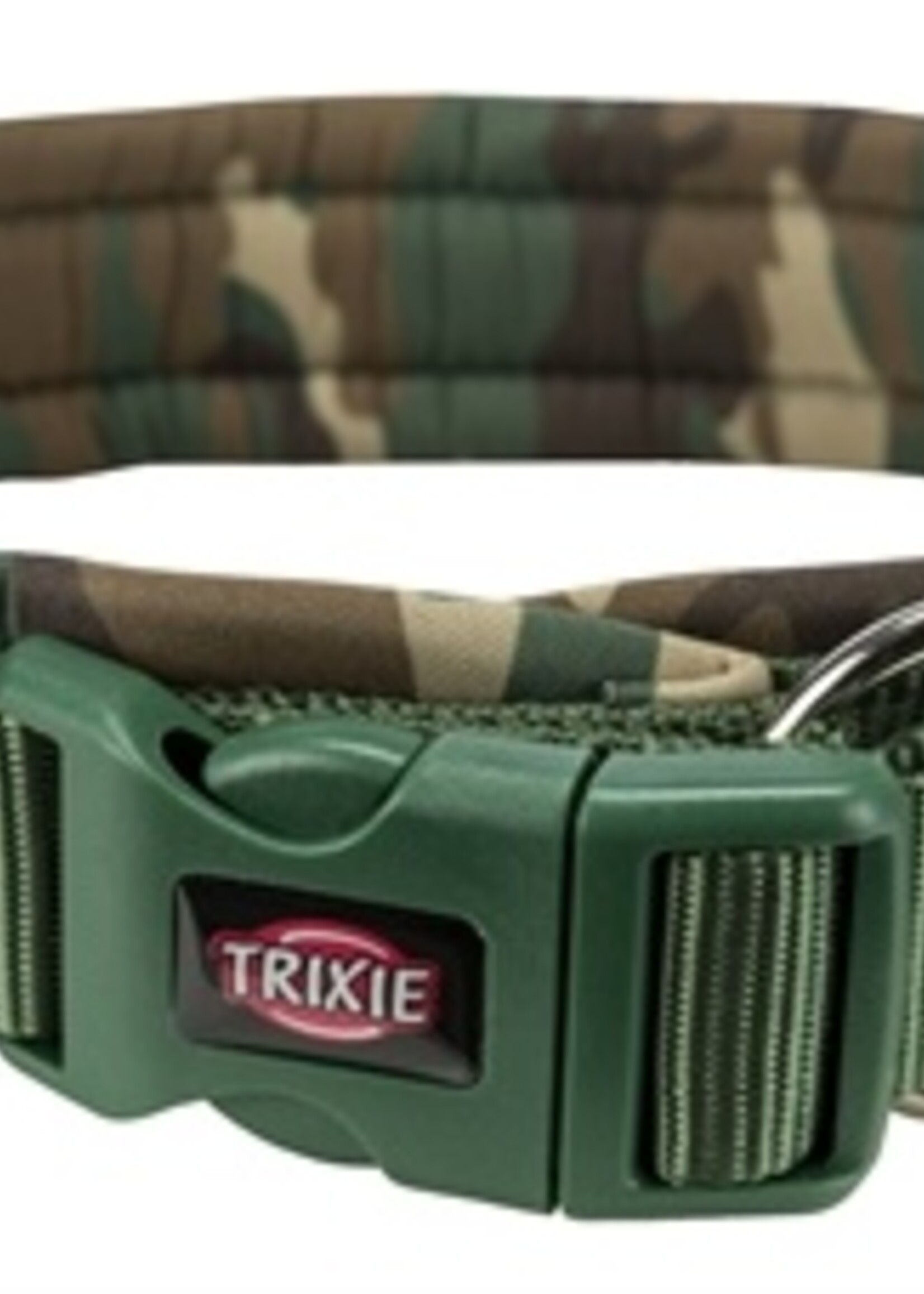 Trixie Trixie halsband hond premium neopreen camouflage groen