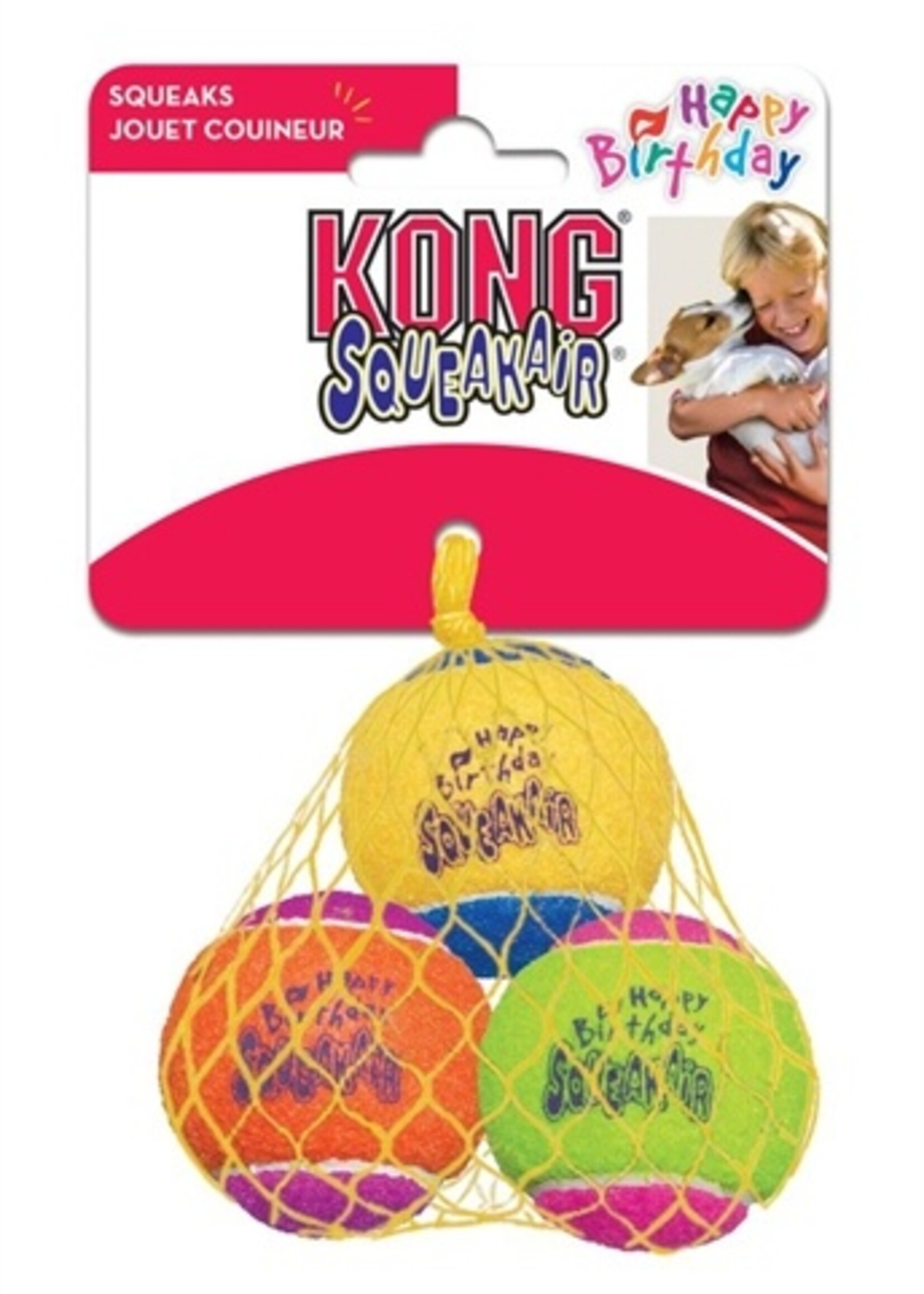 Kong Kong squeakair birthday balls