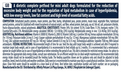 Advance veterinary diet dog weight balance mini
