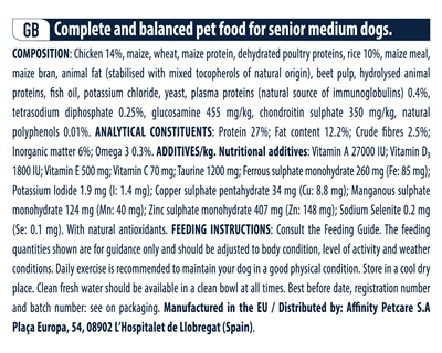 Advance medium senior