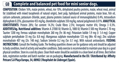 Advance mini senior