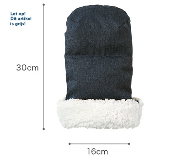 Airbuggy handwarmer earth grijs