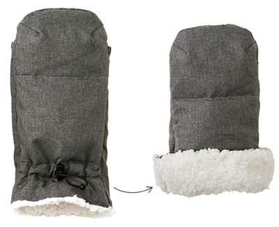 Airbuggy handwarmer earth grijs