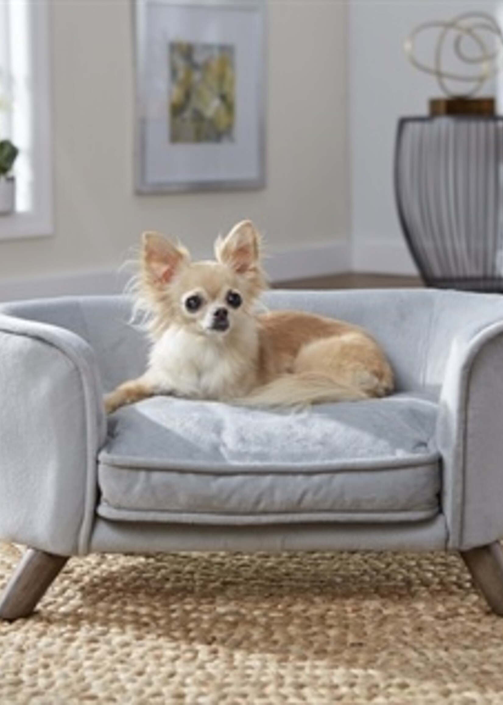 Enchanted pet Enchanted hondenmand / sofa romy grijs