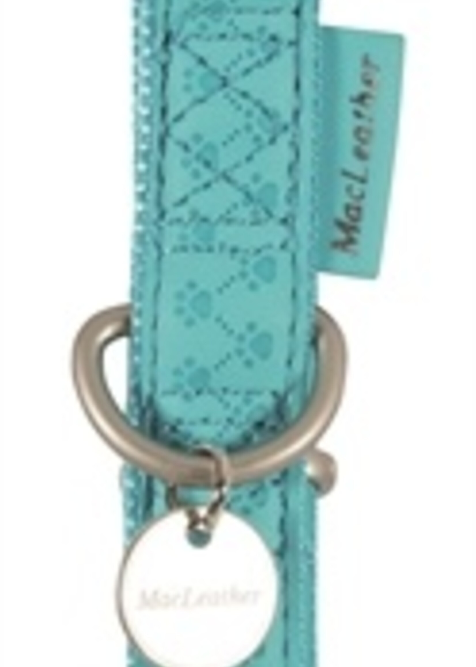 Macleather Macleather halsband blauw