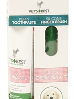 Vets best Vets best puppy tandpasta met vingerborstel kit