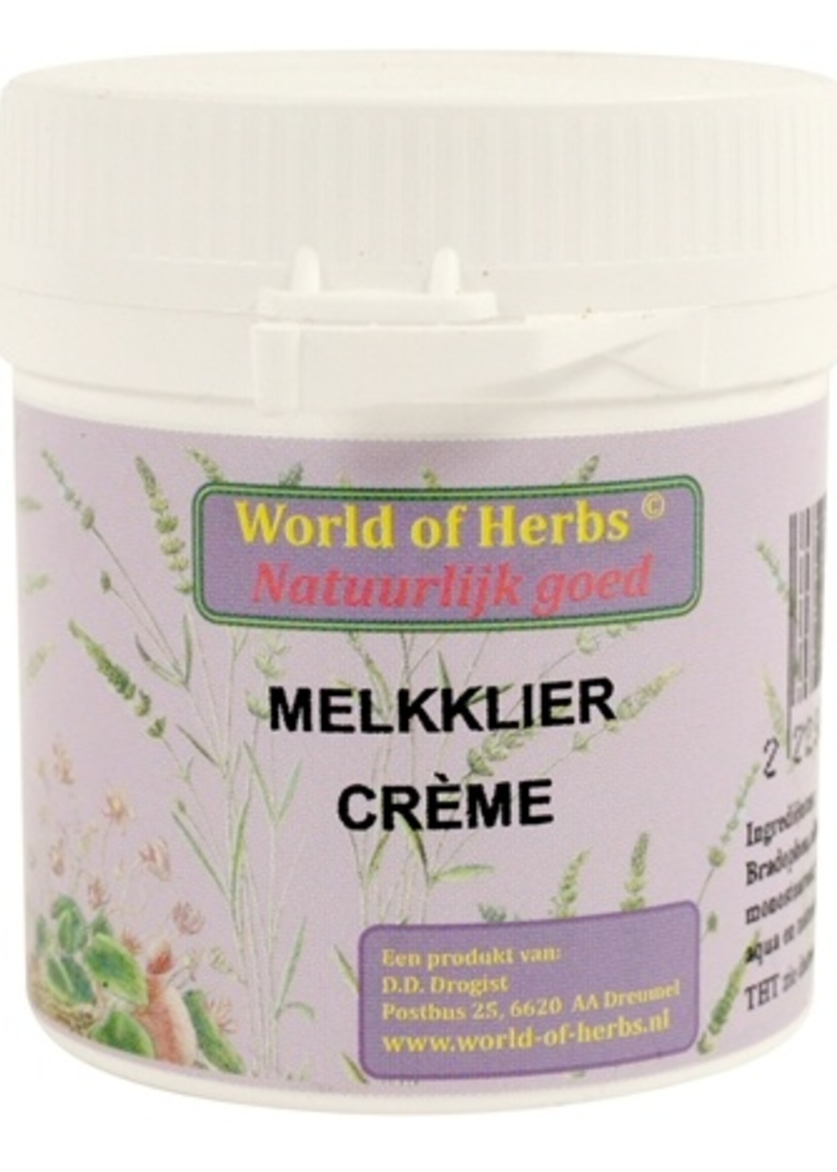 World of herbs World of herbs fytotherapie melkklier creme