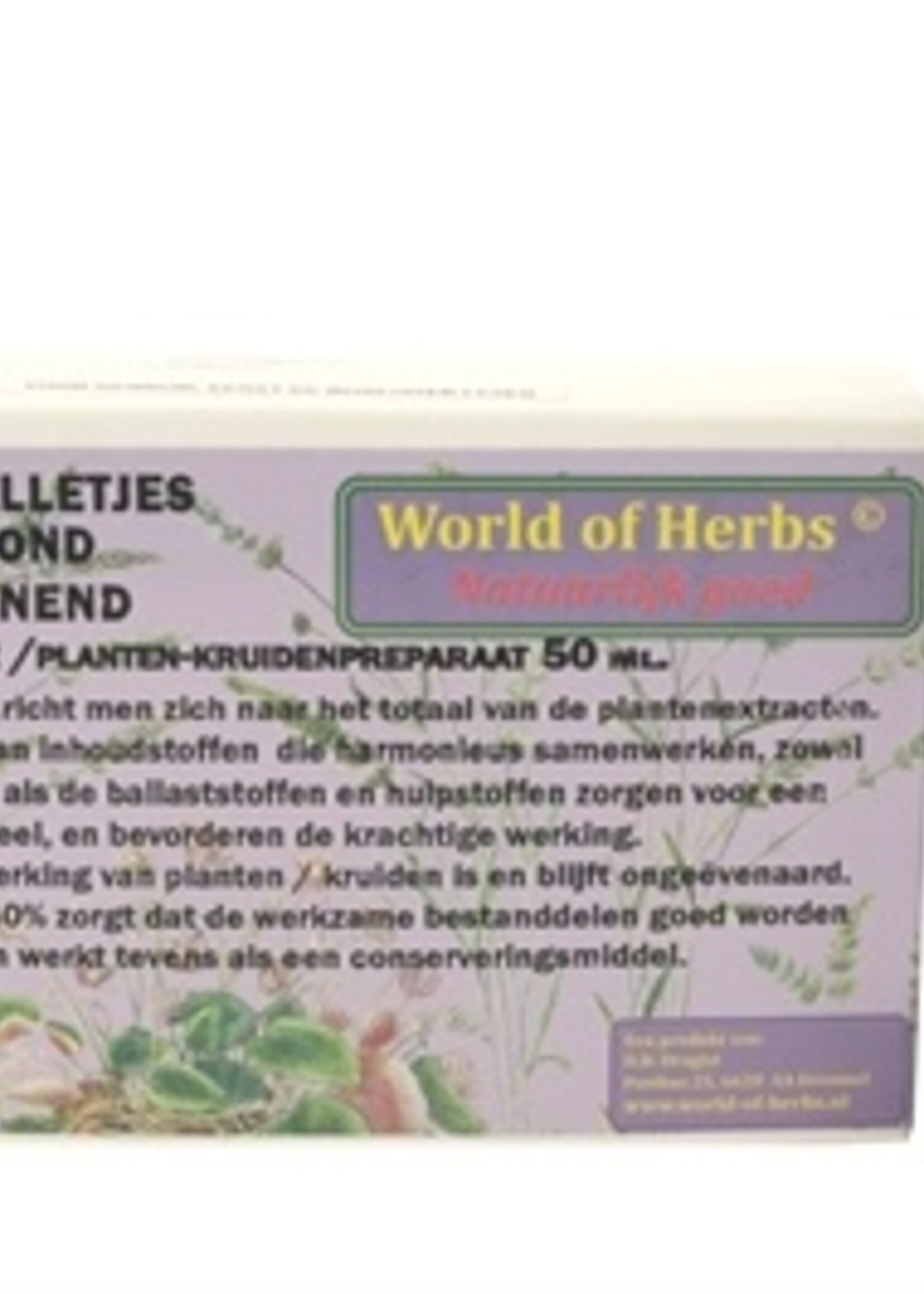 World of herbs World of herbs fytotherapie testikel / balletjes indalen hond