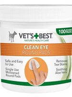 Vets best Vets best clean eye round pads