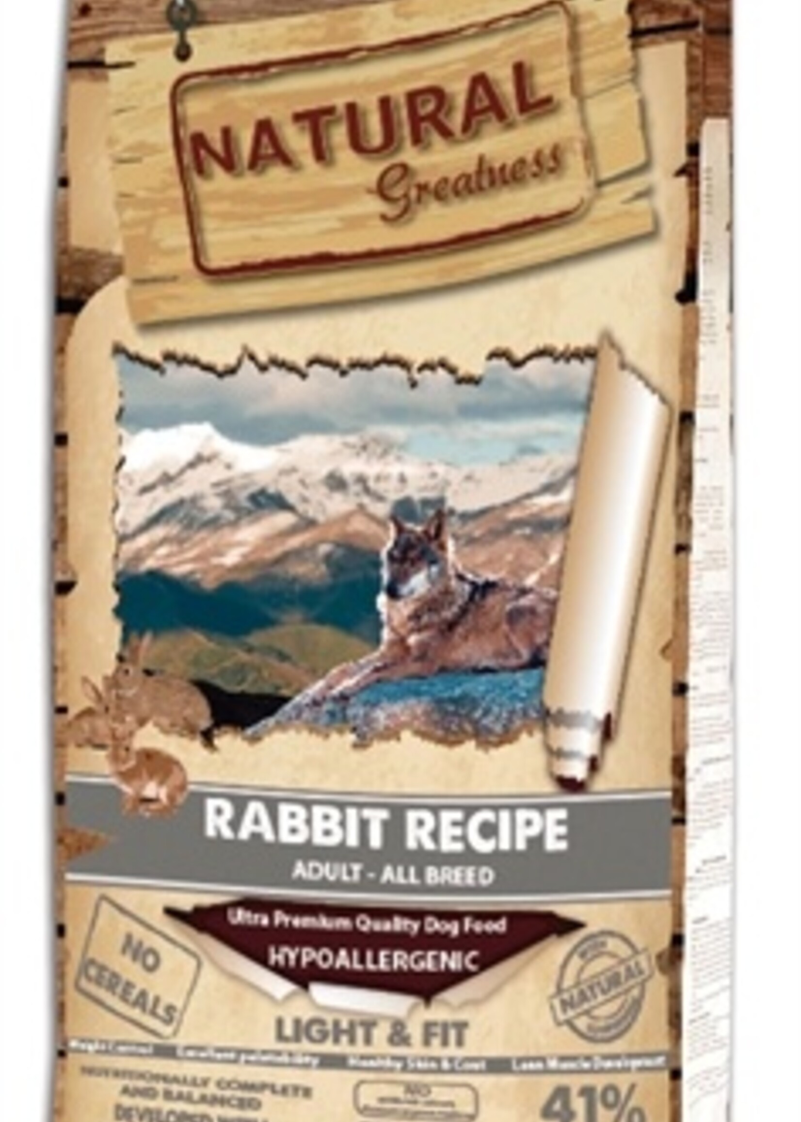 Natural greatness Zzznatural greatness rabbit light & fit recipe