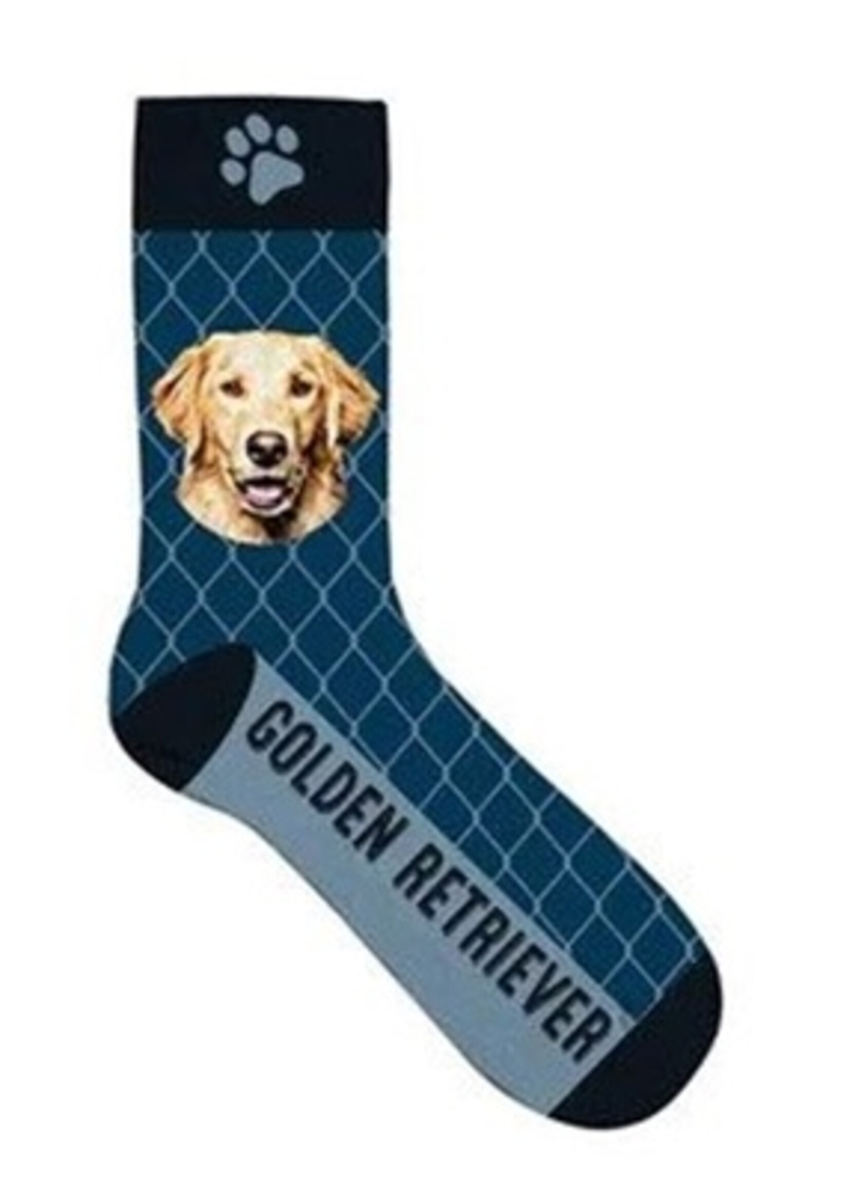 Plenty gifts Plenty gifts sokken golden retriever zwart