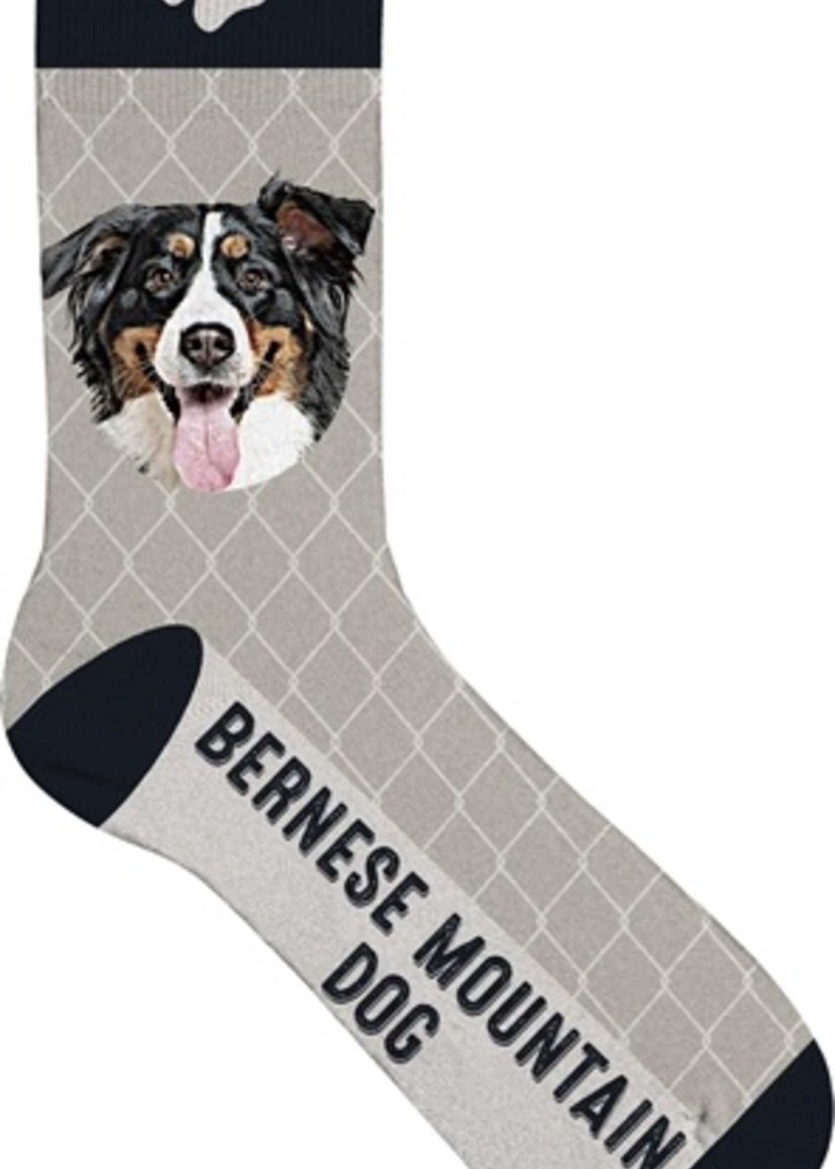 Plenty gifts Plenty gifts sokken berner sennerhond grijs