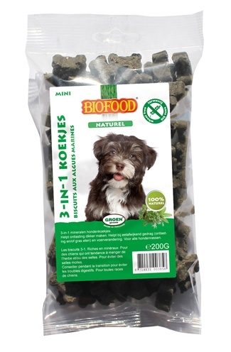 Biofood 3 in 1 hondenmineralenkoekjes kruiden mini