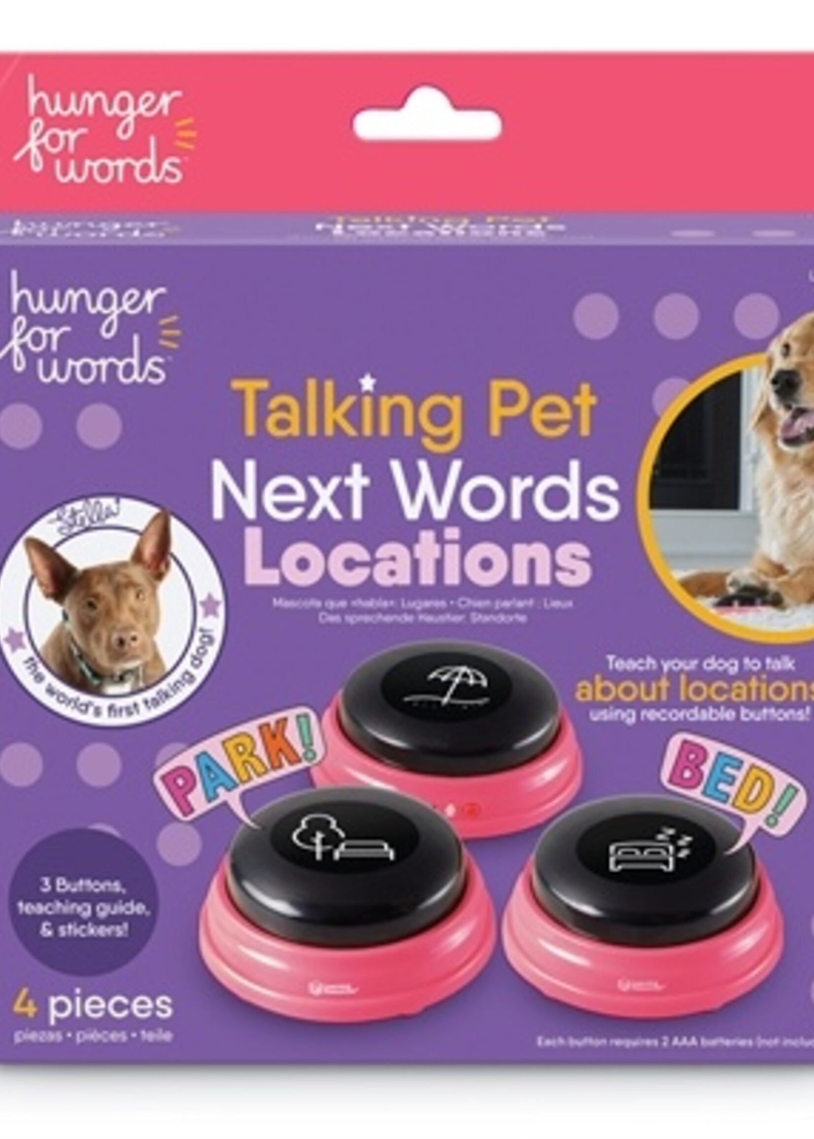 Hunger for words Hunger for words talking pet next words locations