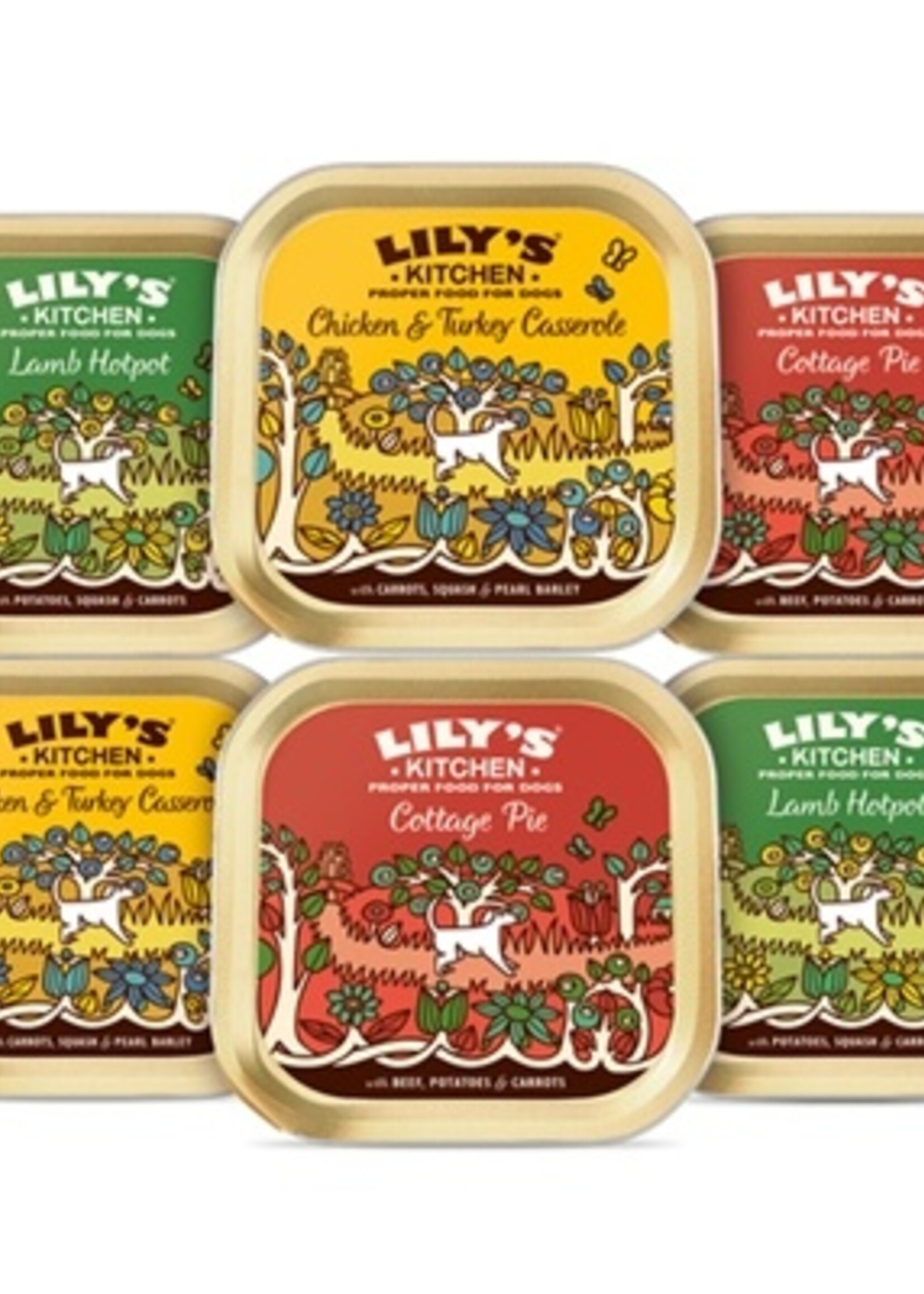 Lily's kitchen Lily's kitchen dog adult classic dinners tray multipack