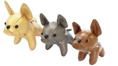 Croci sleutelhanger big bully bruin leer