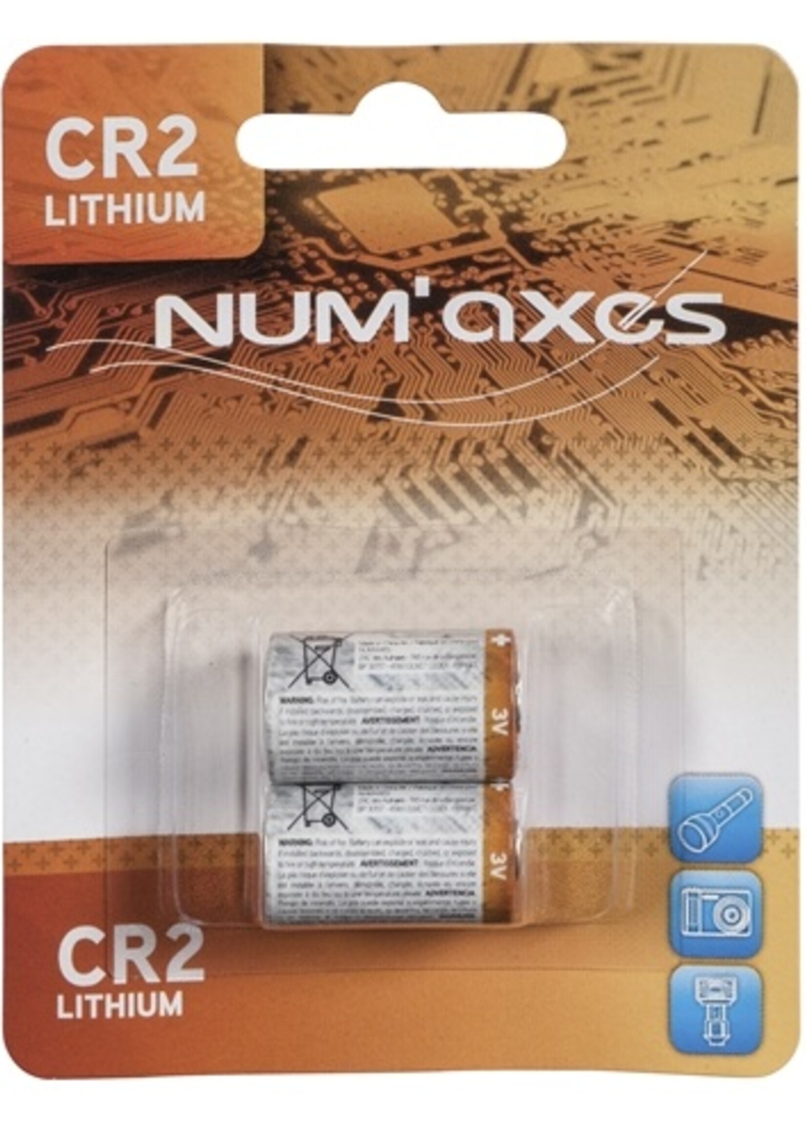 Numaxes Numaxes lithium batterij cr2