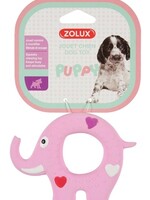 Zolux Zolux puppyspeelgoed latex olifant roze