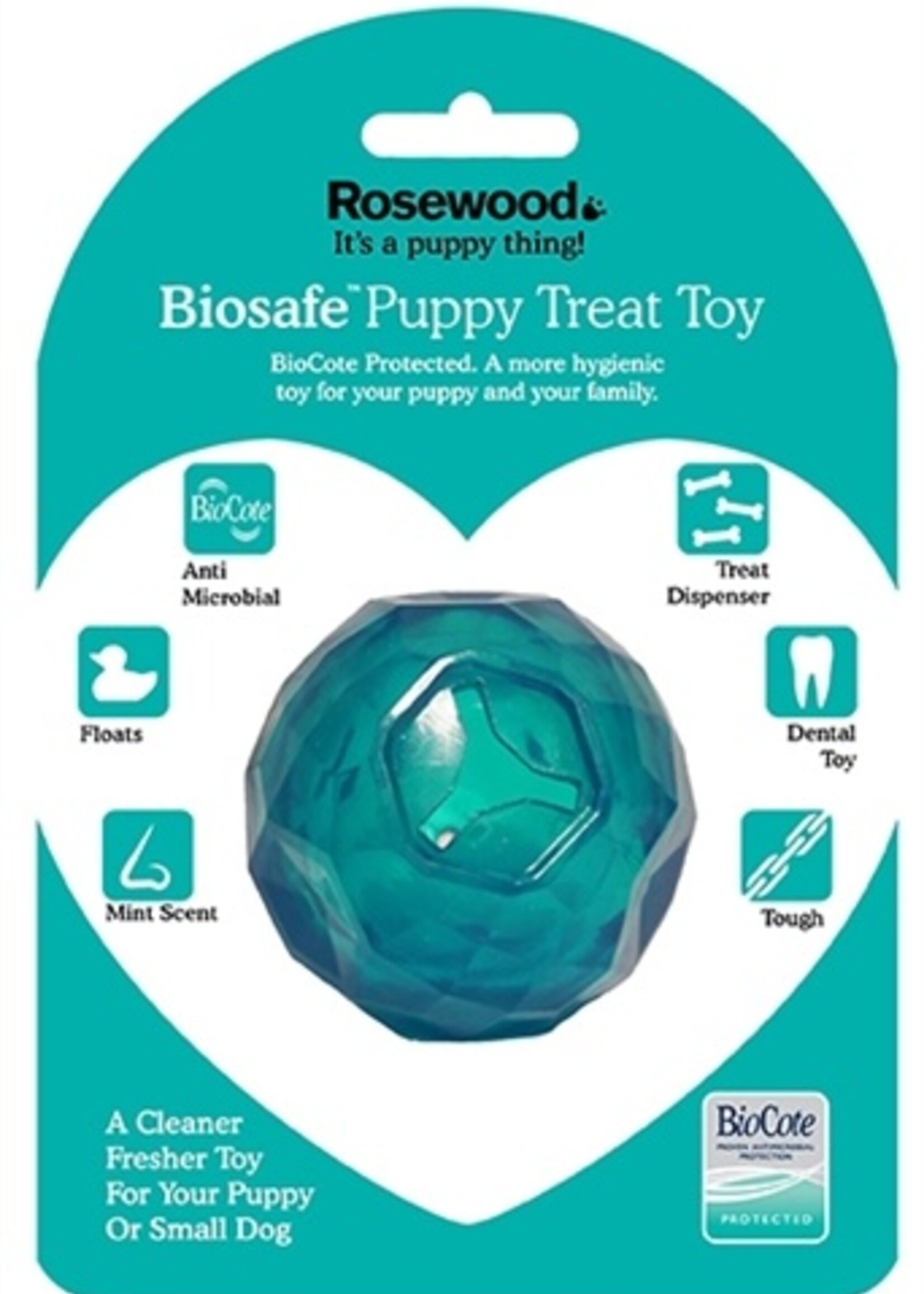 Biosafe Biosafe puppy snack bal blauw