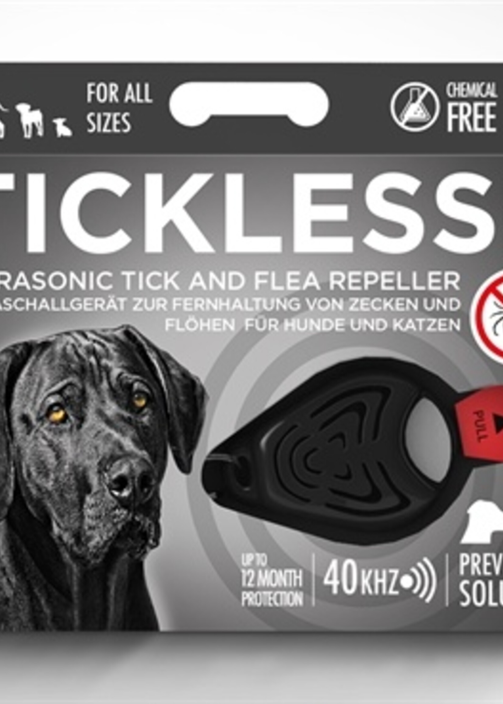 Tickless Tickless teek en vlo afweer voor hond en kat zwart