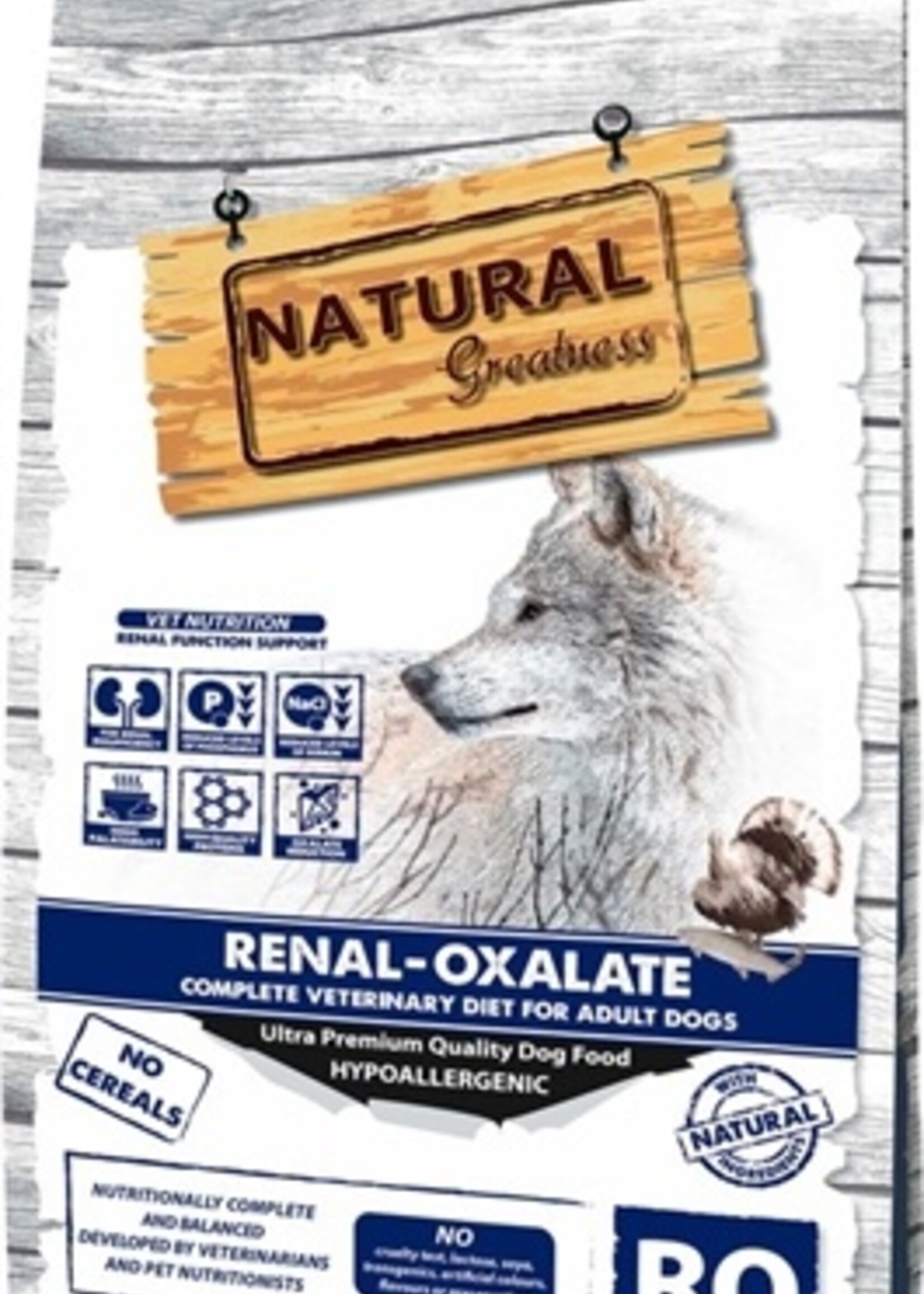 Natural greatness Natural greatness veterinary diet dog renal oxalate complete