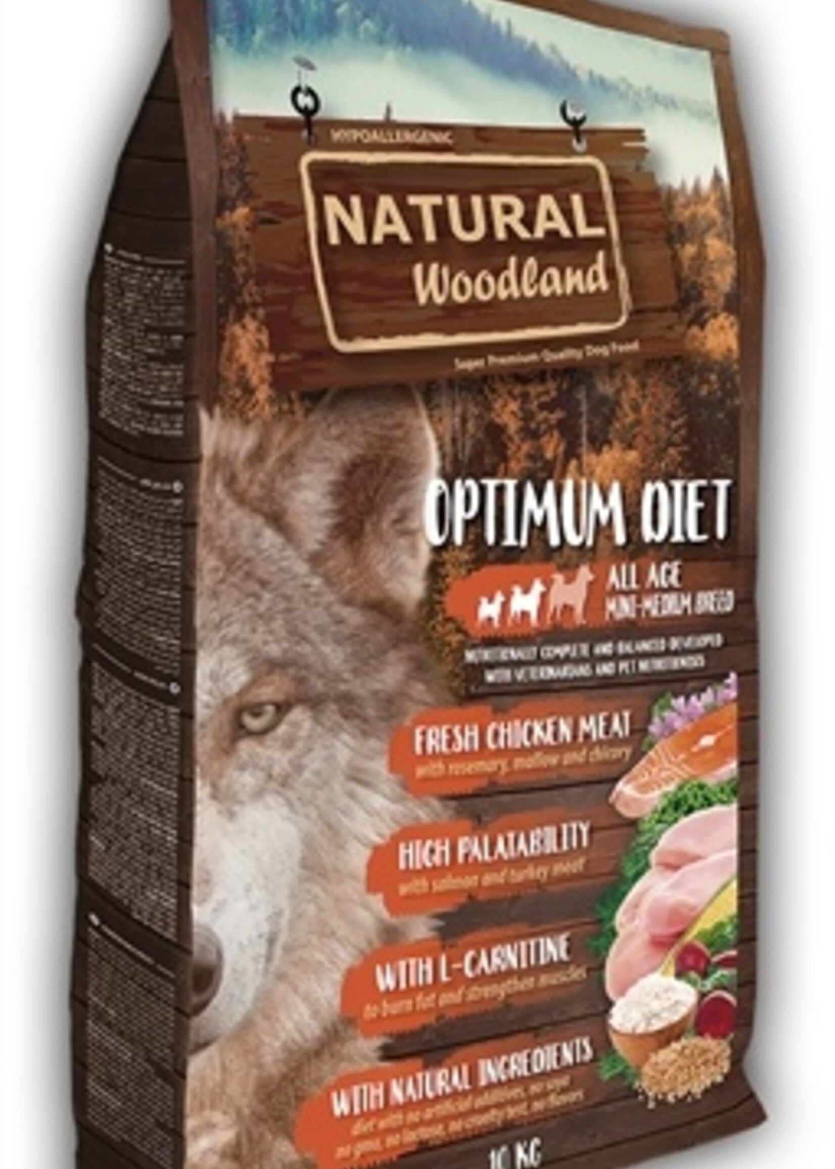 Natural woodland Natural woodland optimum mini / medium breed diet