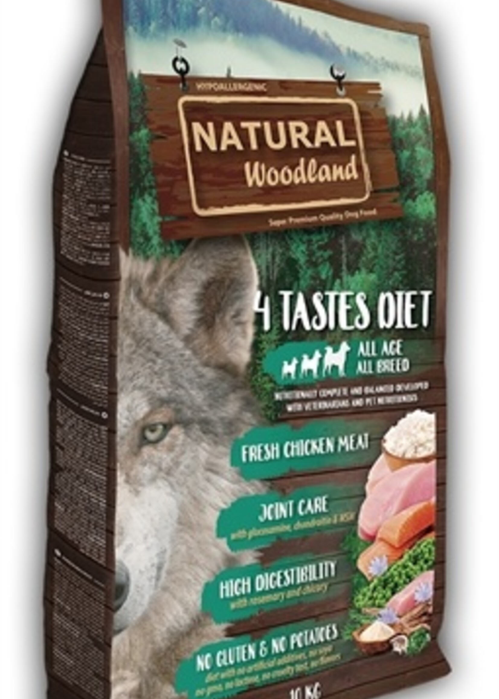 Natural woodland Natural woodland 4 tastes diet