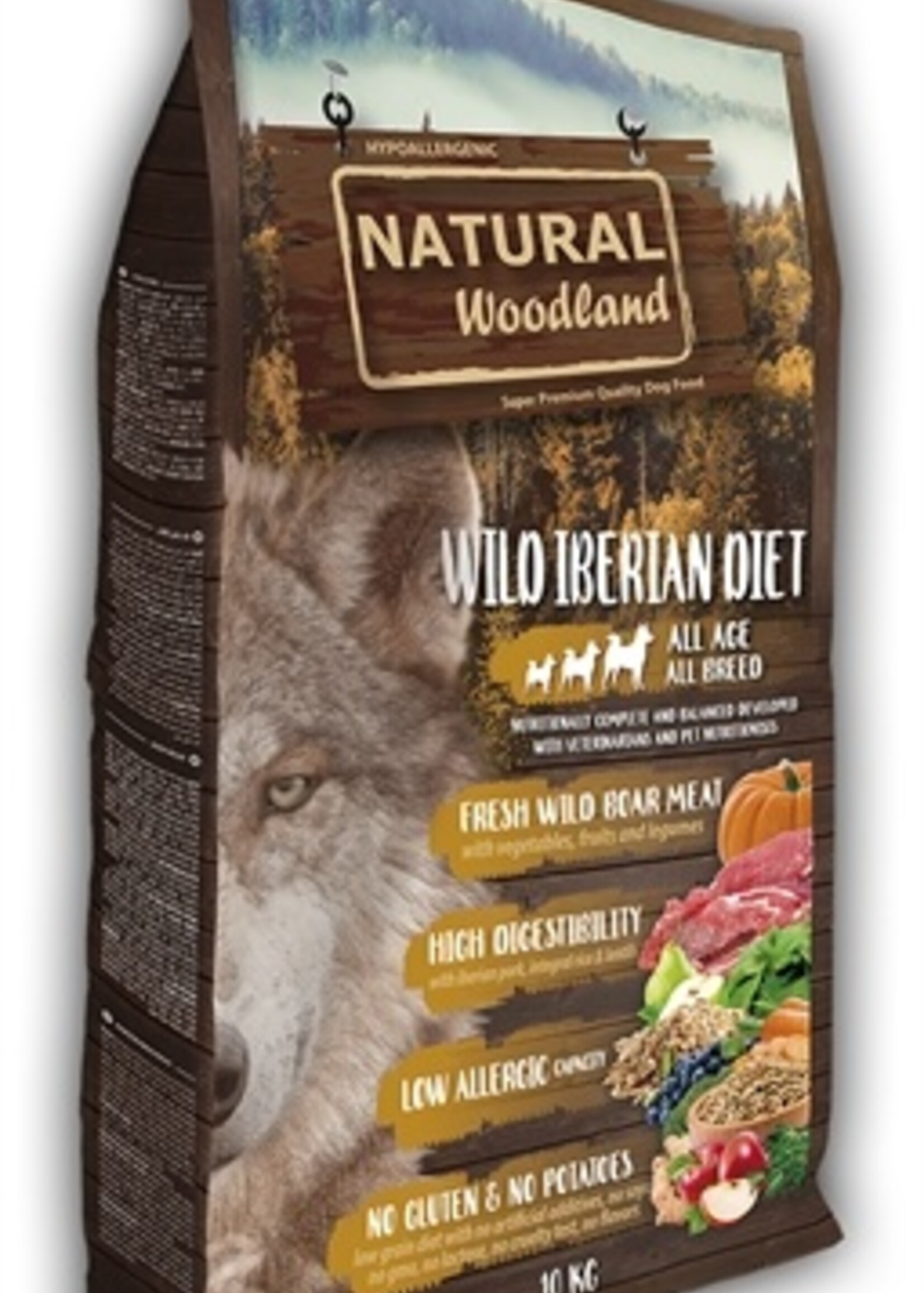 Natural woodland Natural woodland wild iberian diet