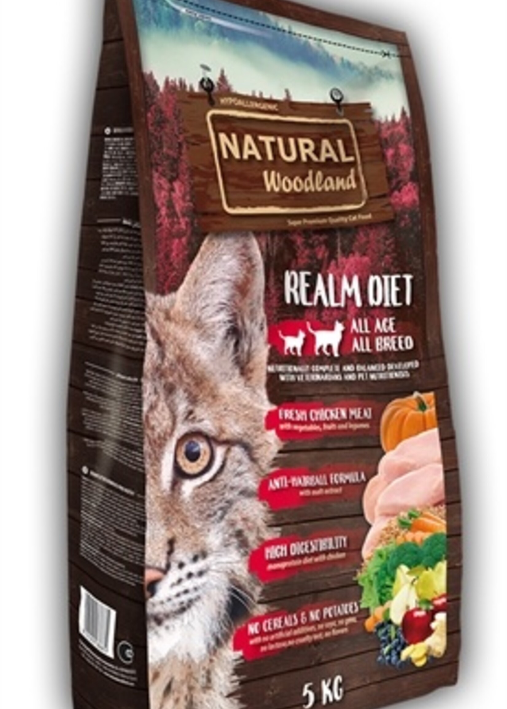 Natural woodland Natural woodland realm diet