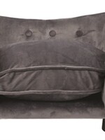 Enchanted pet Enchanted hondenmand sofa ultra pluche snuggle donkergrijs