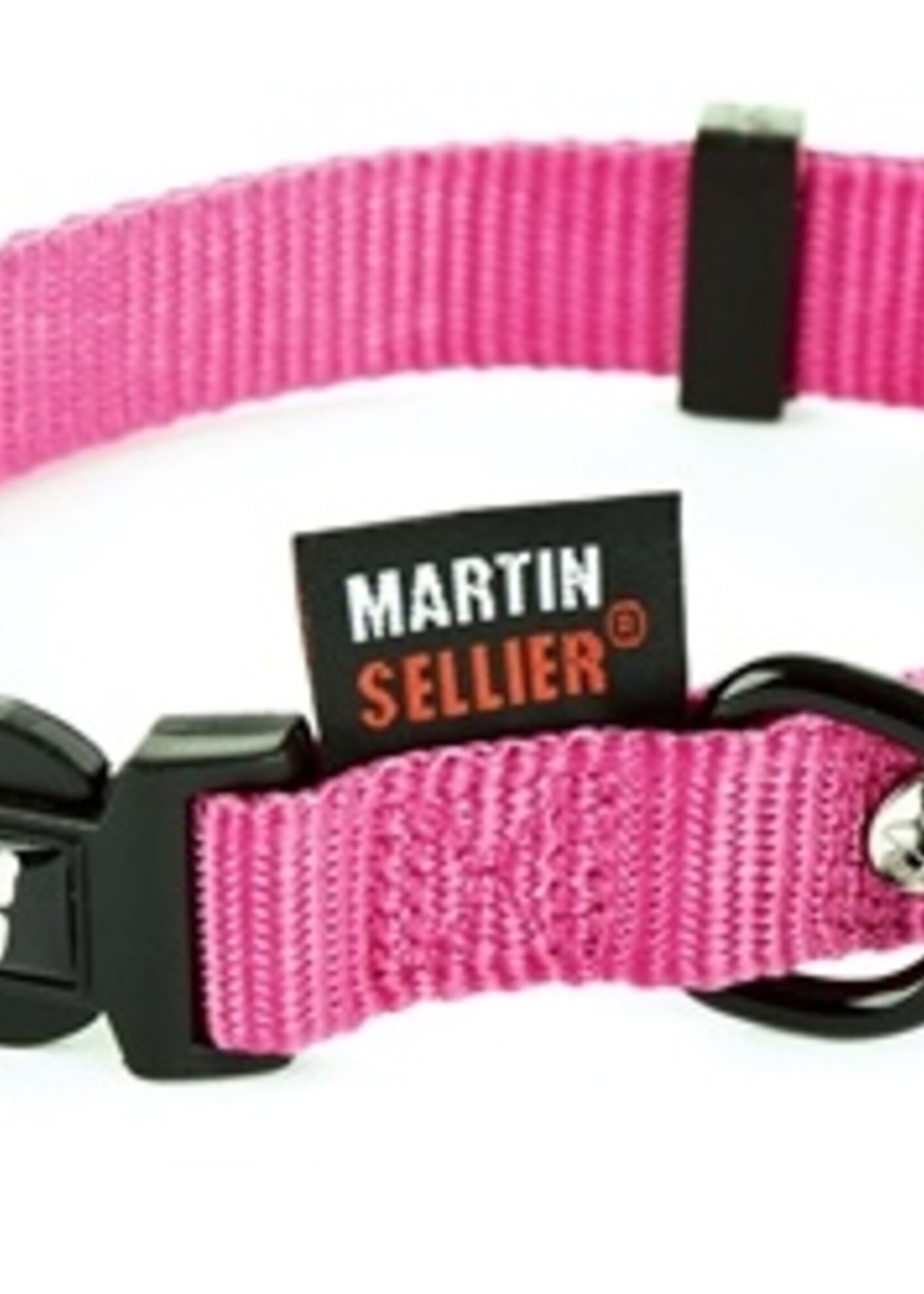 Martin Martin halsband verstelbaar nylon roze