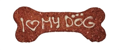 Hov-hov valentijns bone i love my dog