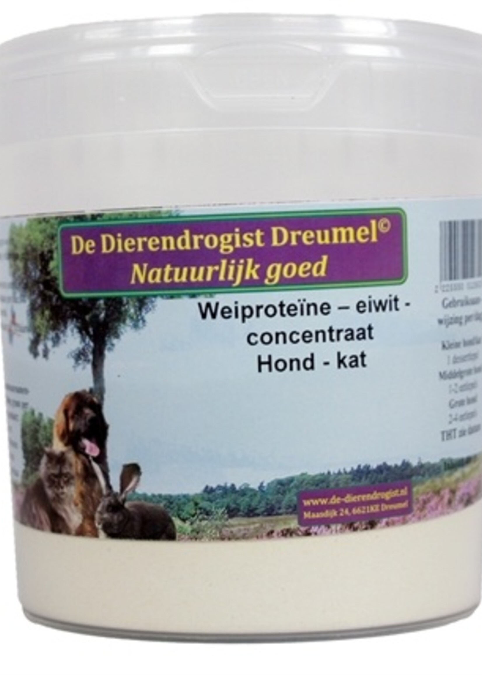 Dierendrogist Dierendrogist weiproteine concentraat hond / kat